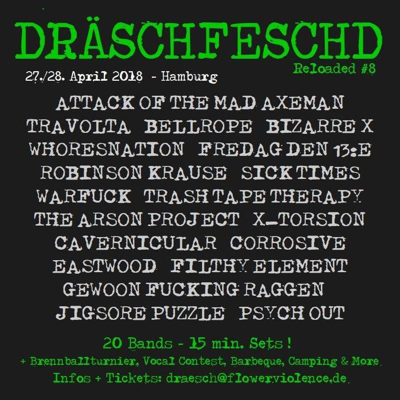 Plakat Dräschfeschd 2018