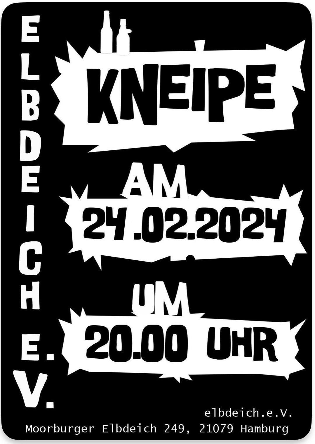 Kneipe, 24.3.24, 20 h